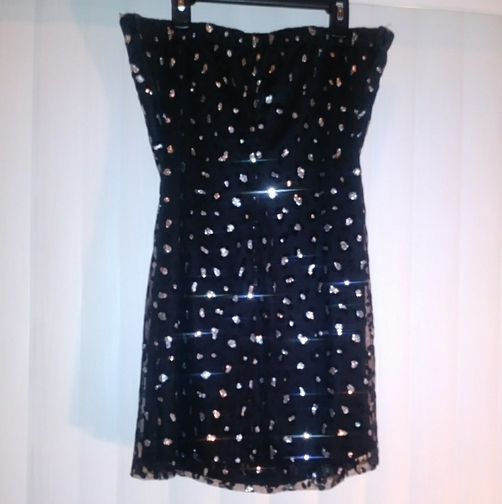 Mini tube-top dress